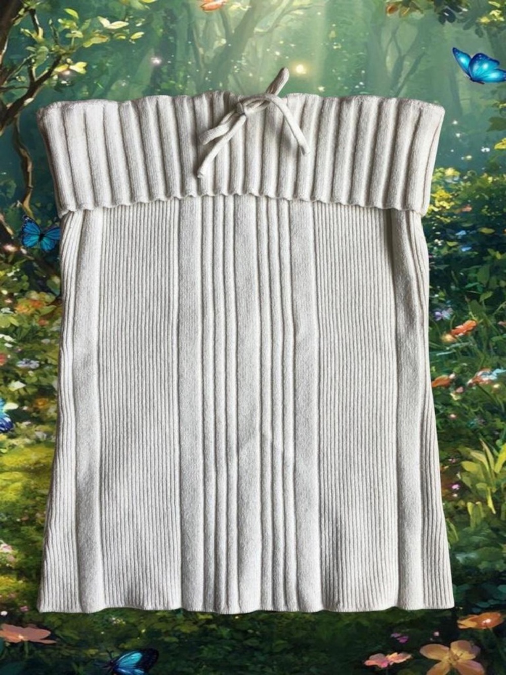 Cotton Knit Blend Tube Top